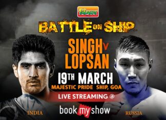 Campeão indiano de boxe transmitirá suas próximas lutas pelo “Pay-Per-View”