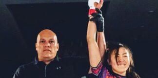Atleta sul-coreana Celine Haga vence no Peak Fighting 12