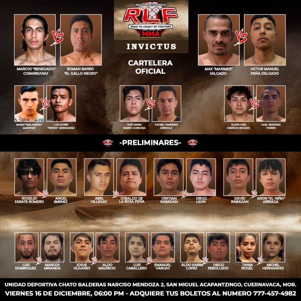 O maior evento de MMA de Morelos
