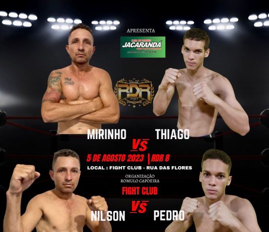 Disputa de cinturão de MMA e Luta Internacional de Boxe em Monte Alegre – PA