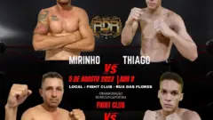Disputa de cinturão de MMA e Luta Internacional de Boxe em Monte Alegre - PA