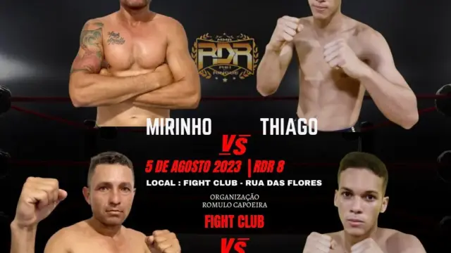 Disputa de cinturão de MMA e Luta Internacional de Boxe em Monte Alegre - PA